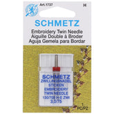 Embroidery Twin Needle, Schmetz (1pk)